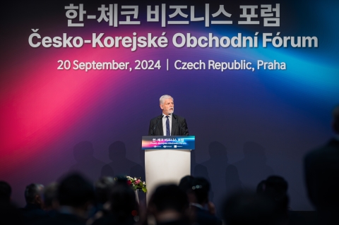 Korejský prezident v ČR